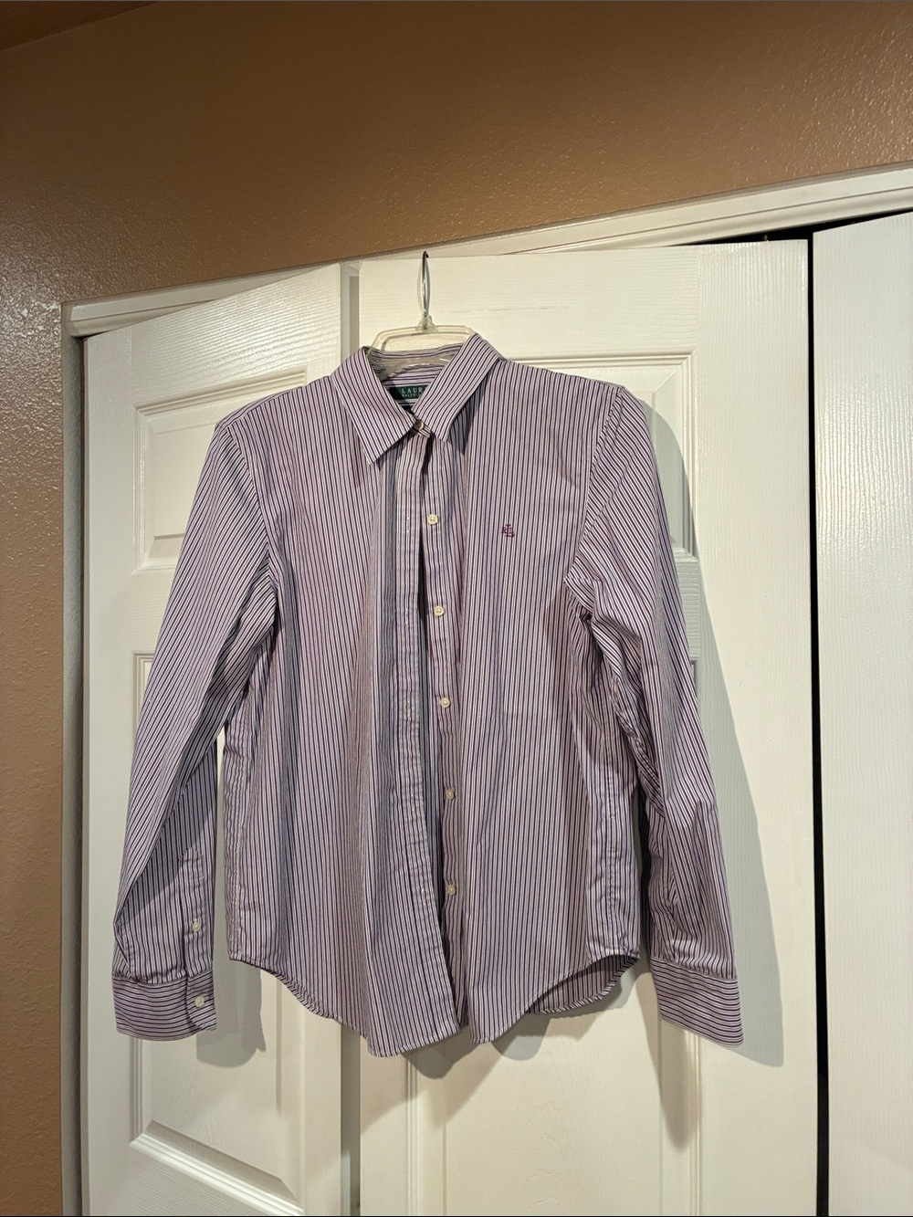 Lauren button down top